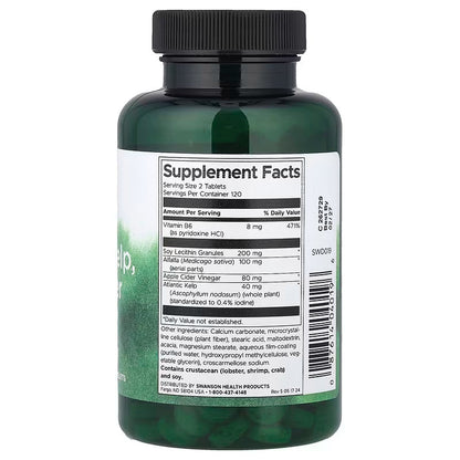 USA Supplements | Swanson, Lecithin, Kelp, B6 & Cider Vinegar ( Supports Healthy Metabolism )