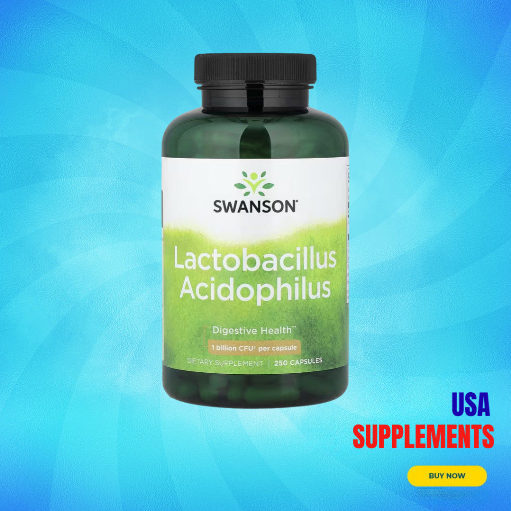 USA Supplements | Swanson, Lactobacillus Acidophilus, 250 Capsules ( Digestive Health )