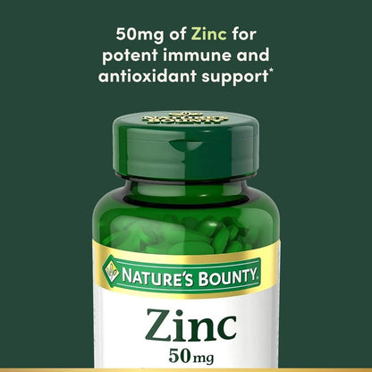 USA Supplements | Nature's Bounty, Zinc ( Supports Immune System Function )
