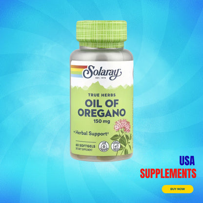 USA Supplements | Solaray, True Herbs, Oil of Oregano ( Immune System Support )