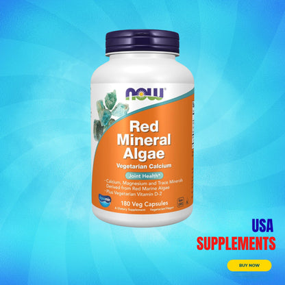 USA Supplements | NOW Foods, Red Mineral Algae ( Supports Bone Health )