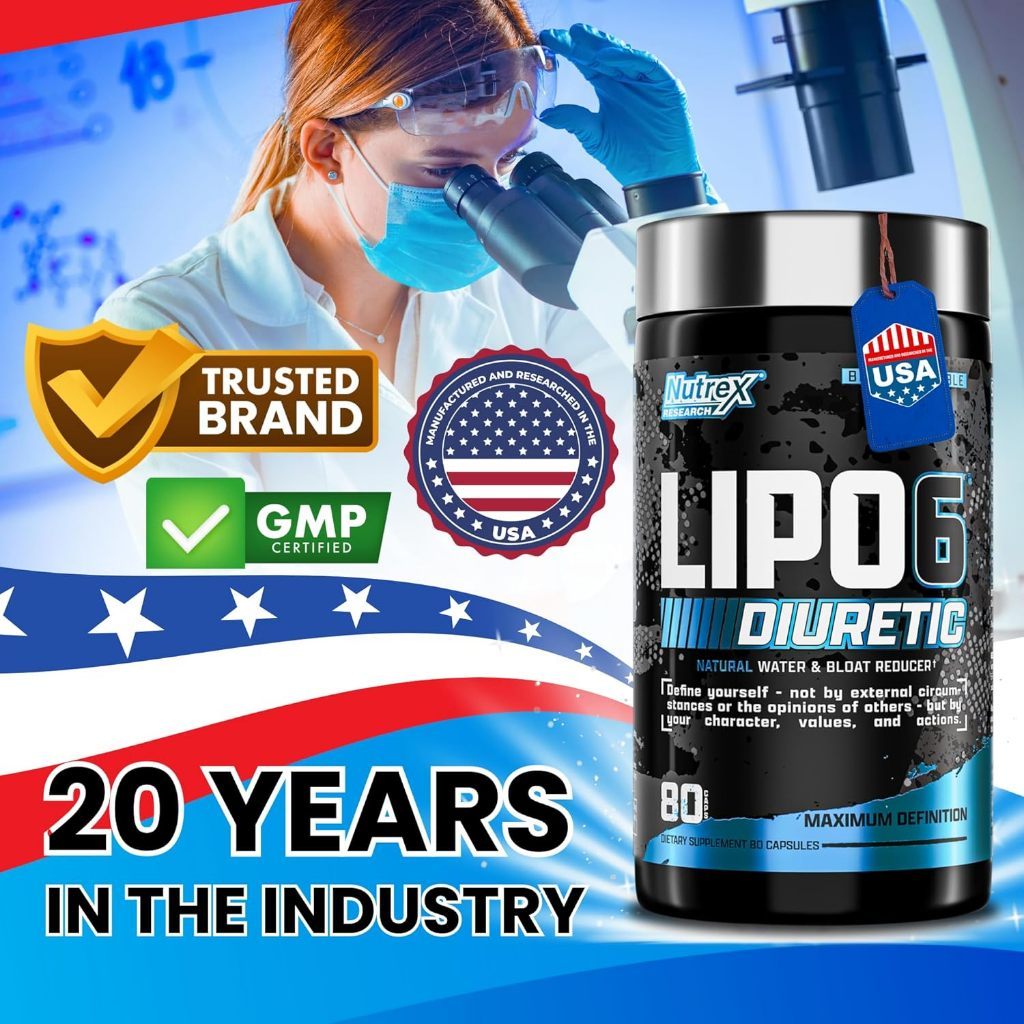 USA Supplements | Nutrex Research, LIPO-6 Diuretic ( Weight Management )