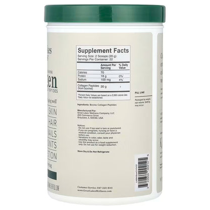 USA Supplements | Great Lakes Wellness, Collagen Peptides ( Bone, Joint & Cartilage )
