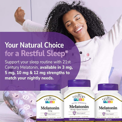 USA Supplements | 21st Century, Melatonin ( Sleep Support )