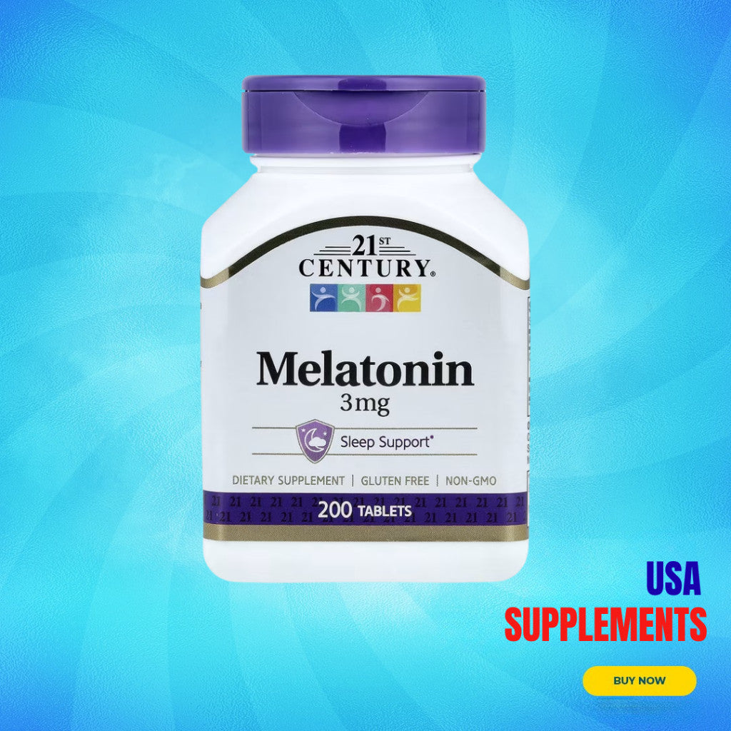 USA Supplements | 21st Century, Melatonin ( Sleep Support )