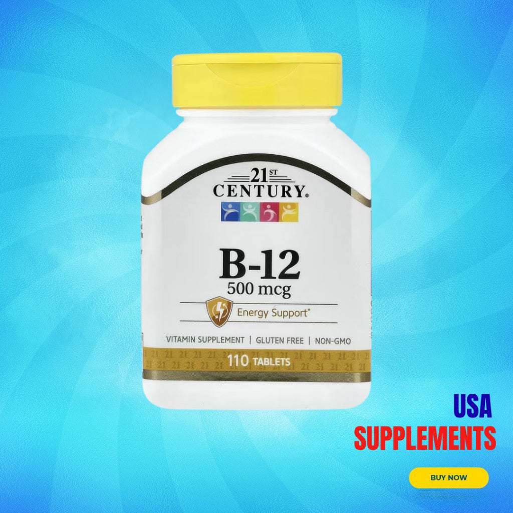 USA Supplements | 21st Century, B-12 ( Supports Energy Levels )