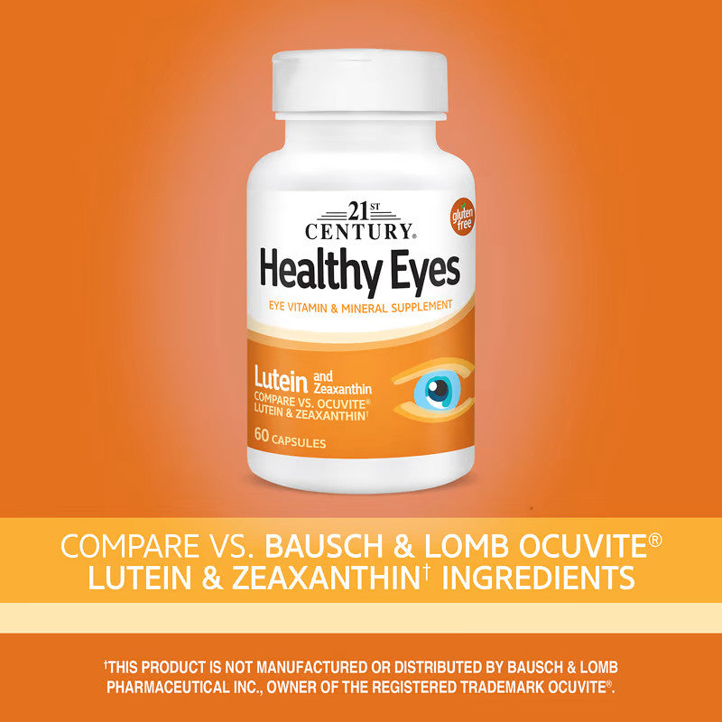 USA Supplements | 21st Century, Healthy Eyes ( Supports Overall Eye Health and Vision )