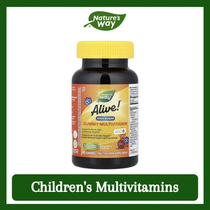 Nature's Way, Alive! Kids, Gummy Multivitamin ( Supports Growth, Immunity, Vision, and Bone Health )