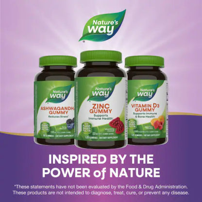Nature's Way, Zinc Gummy ( Supports Immune Health )