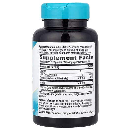 Nature's Way, Choline & Inositol ( Supports Brain Health & Enhances Cellular Function )