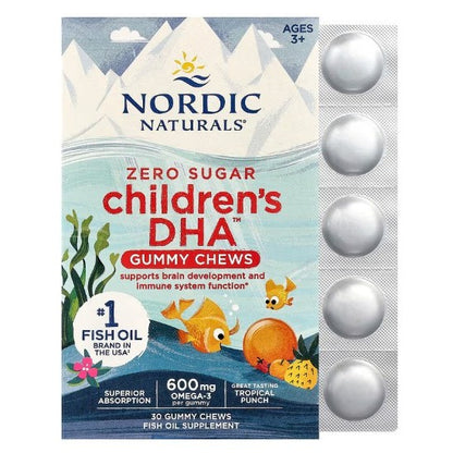 NaturalSolutions | Nordic Naturals, Children's DHA  Ages 3+ Vegan Softgels, Gummies, Brain Health
