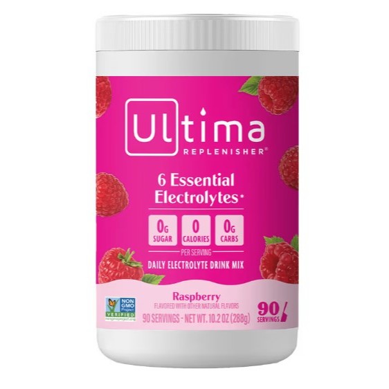 NaturalSolutions | Ultima Replenisher, Electrolyte Mix, Raspberry, Cherry, Orange, Lemon, WaterMelon