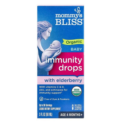 LittleSunshine | Mommy's Bliss, Kids & Baby Immunity With Elderberry Vitamins C & D Zinc & Echinacea