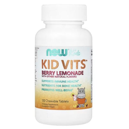 LittleSunshine | NOW Foods, Kids, Kid Vits Berry Lemonade, Grape, Orange, Supports Immune Health