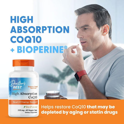USA Supplements | Doctor's Best, High Absorption CoQ10, Softgels ( Heart Health Support )