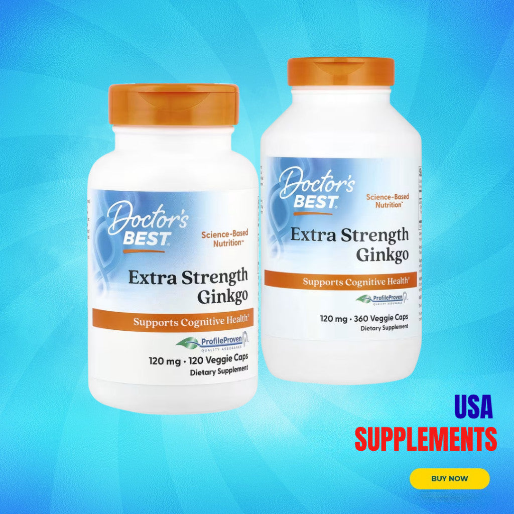 USA Supplements | Doctor's Best, Extra Strength Ginkgo ( Cognitive Support )