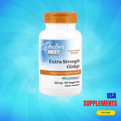 USA Supplements | Doctor's Best, Extra Strength Ginkgo ( Cognitive Support )