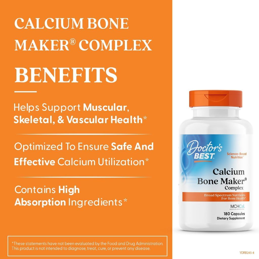 USA Supplements | Doctor's Best, Calcium Bone Maker® Complex ( Bone Strength & Density )