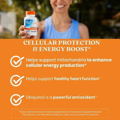 USA Supplements | Doctor's Best, Ubiquinol, 100 mg, 60 Softgels ( Heart & Cardiovascular Support )