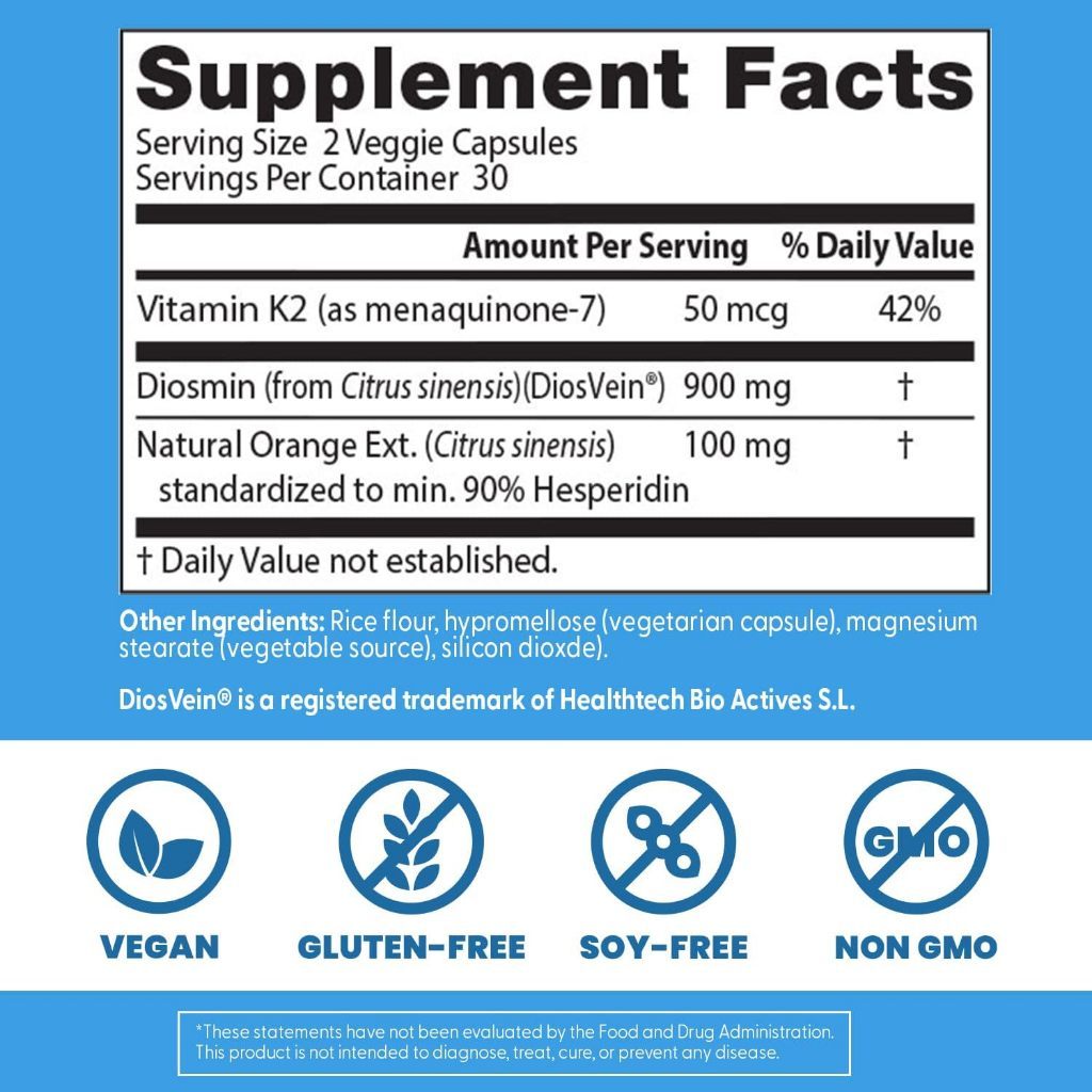 USA Supplements | Doctor's Best, Vein Support ( Supports Healthy Veins )