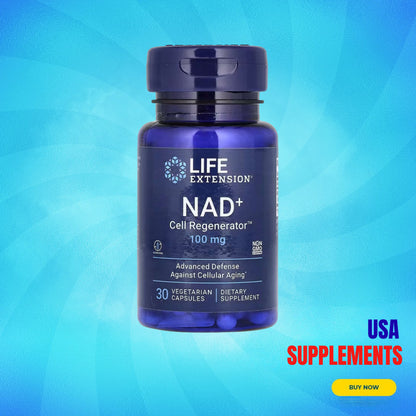 USA Supplements | Life Extension, NAD+ Cell Regenerator, 100 mg ( Cellular Energy Support )