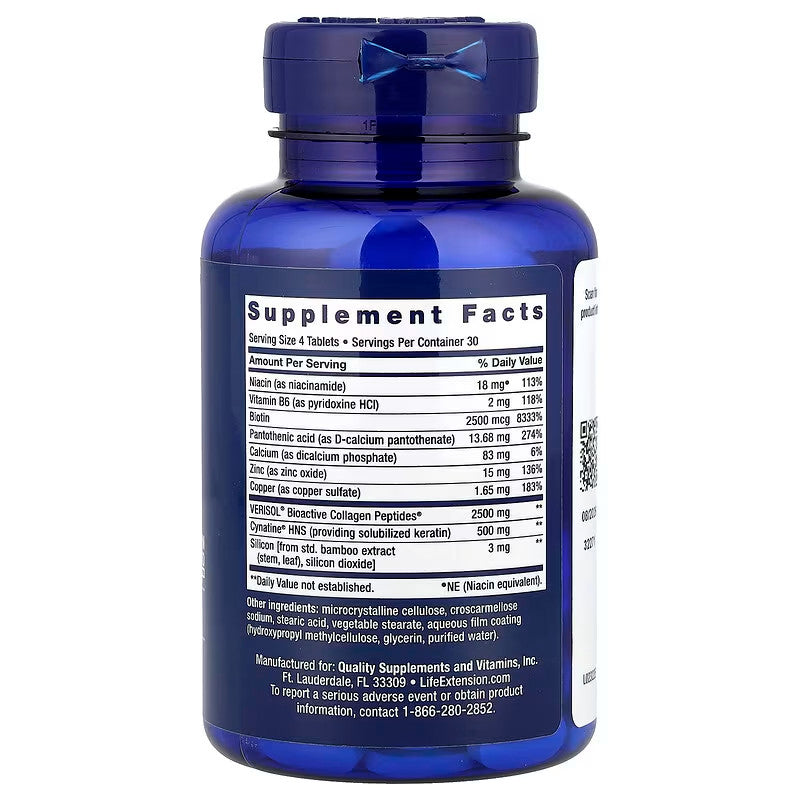 USA Supplements | Life Extension, Hair, Skin & Nails ( Hair Strength & Growth )