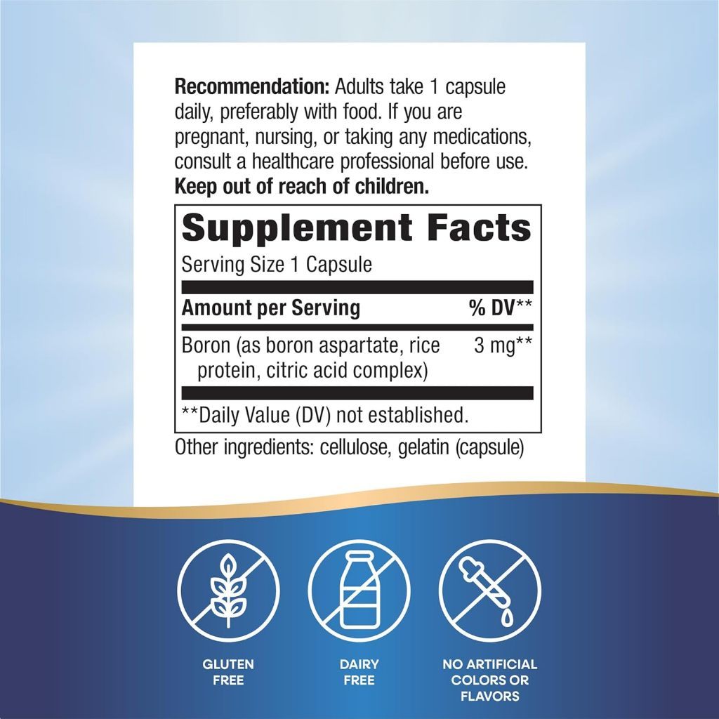 USA Supplements | Nature's Way, Boron Complex ( Supports Strong Bones )