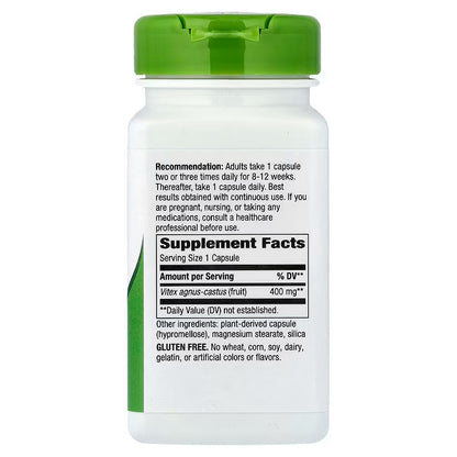 USA Supplements | Nature's Way, Vitex Fruit, 100 Vegan Capsules ( Hormonal Balance Support )