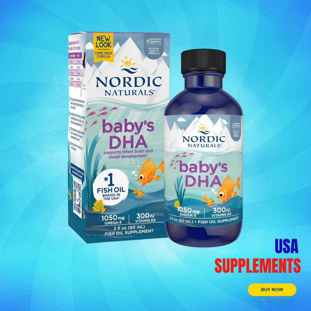 USA Supplements | Nordic Naturals, Baby's DHA ( Brain Development Support )
