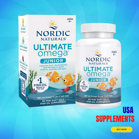 USA Supplements | Nordic Naturals, Ultimate Omega® Junior ( Supports Brain Development )