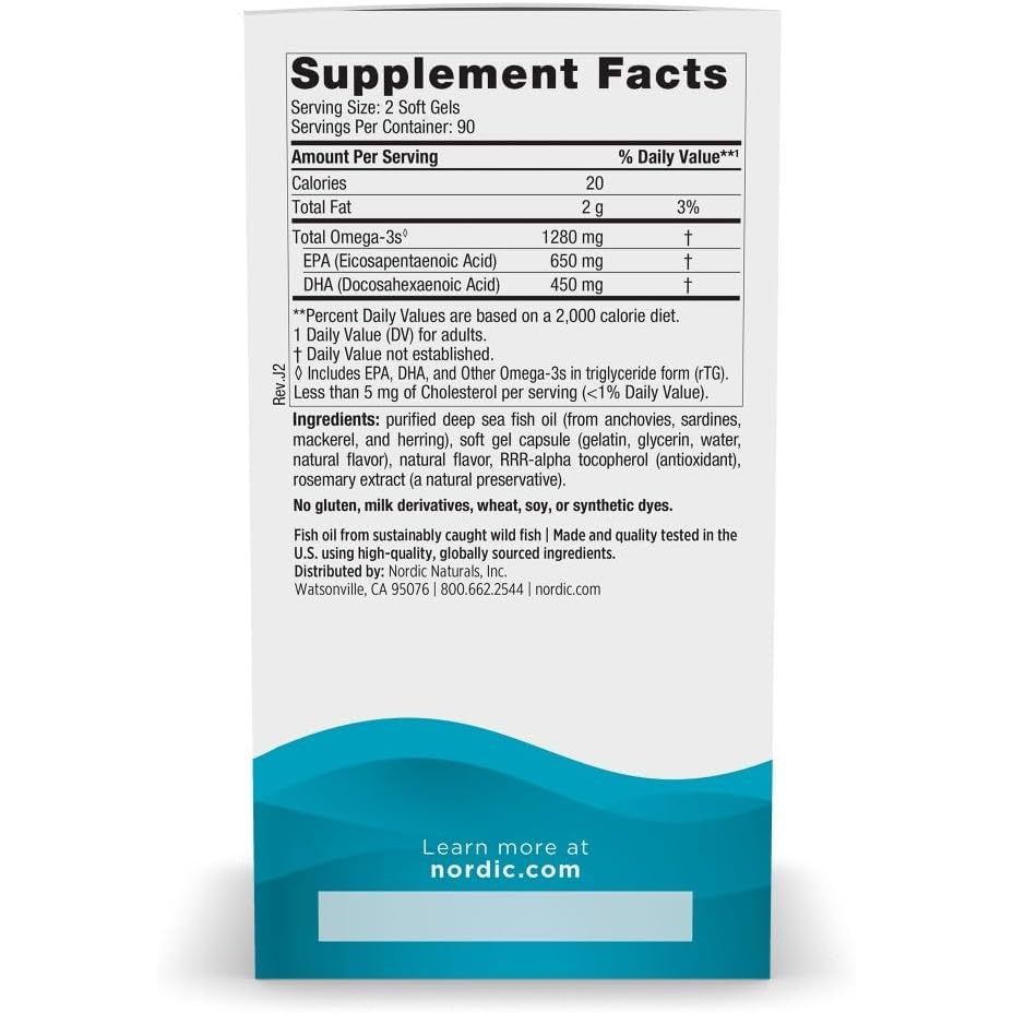 USA Supplements | Nordic Naturals, Ultimate Omega, 180 Soft Gels ( Heart & Cardiovascular Health )