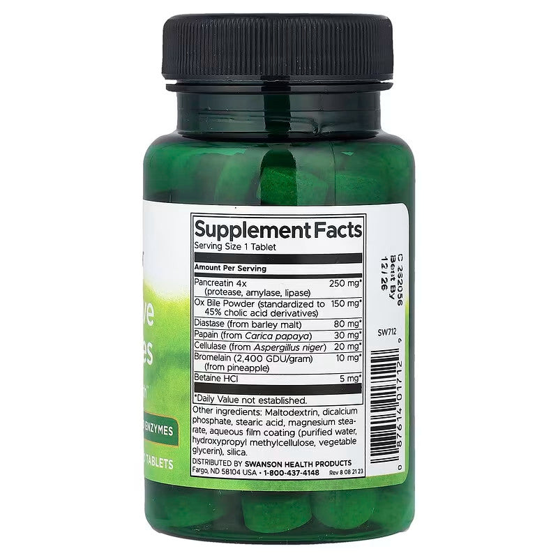 USA Supplements | Swanson, Digestive Enzymes, 90 Tablets ( Improved Digestion Health )