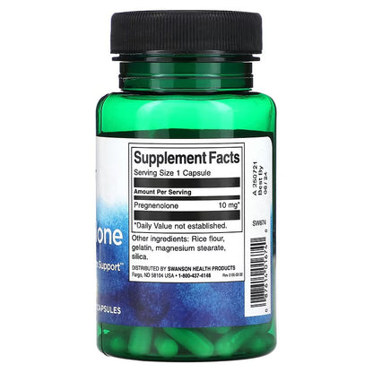 USA Supplements | Swanson, Pregnenolone ( Brain and Nervous System Support )
