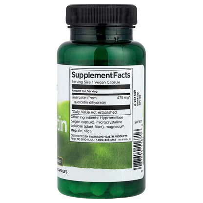 USA Supplements | Swanson, Quercetin ( Immune Health & Antioxidant Protection )