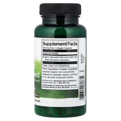 USA Supplements | Swanson, Sprouted Broccoli Seed ( Antioxidant Defense )