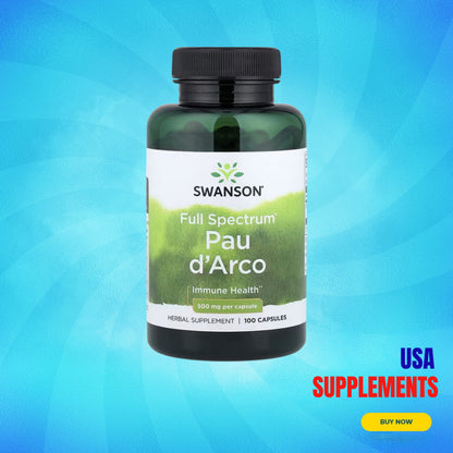 USA Supplements | Swanson, Full Spectrum® Pau d'Arco ( Immune Health )