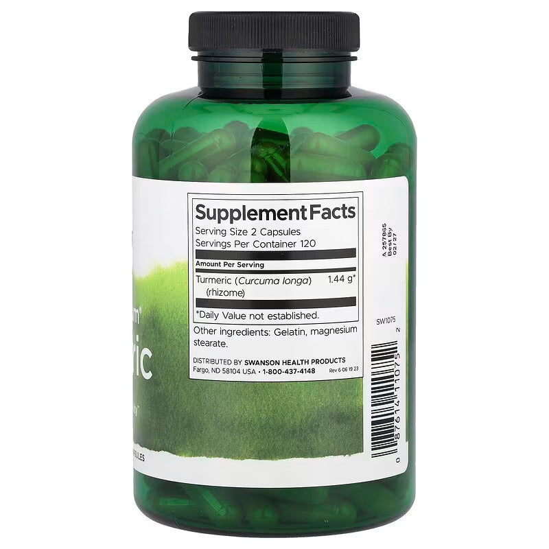 USA Supplements | Swanson, Full Spectrum® Turmeric, 240 Capsules ( Joint Health And Mobility )