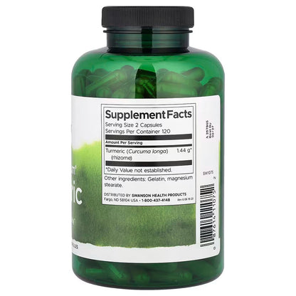 USA Supplements | Swanson, Full Spectrum® Turmeric, 240 Capsules ( Joint Health And Mobility )