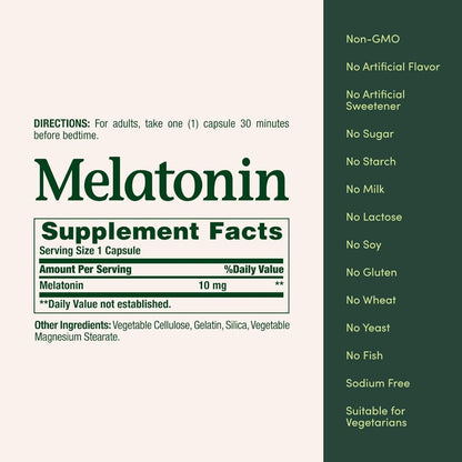 USA Supplements | Nature's Bounty, Melatonin ( Promotes Relaxation & Sleep )