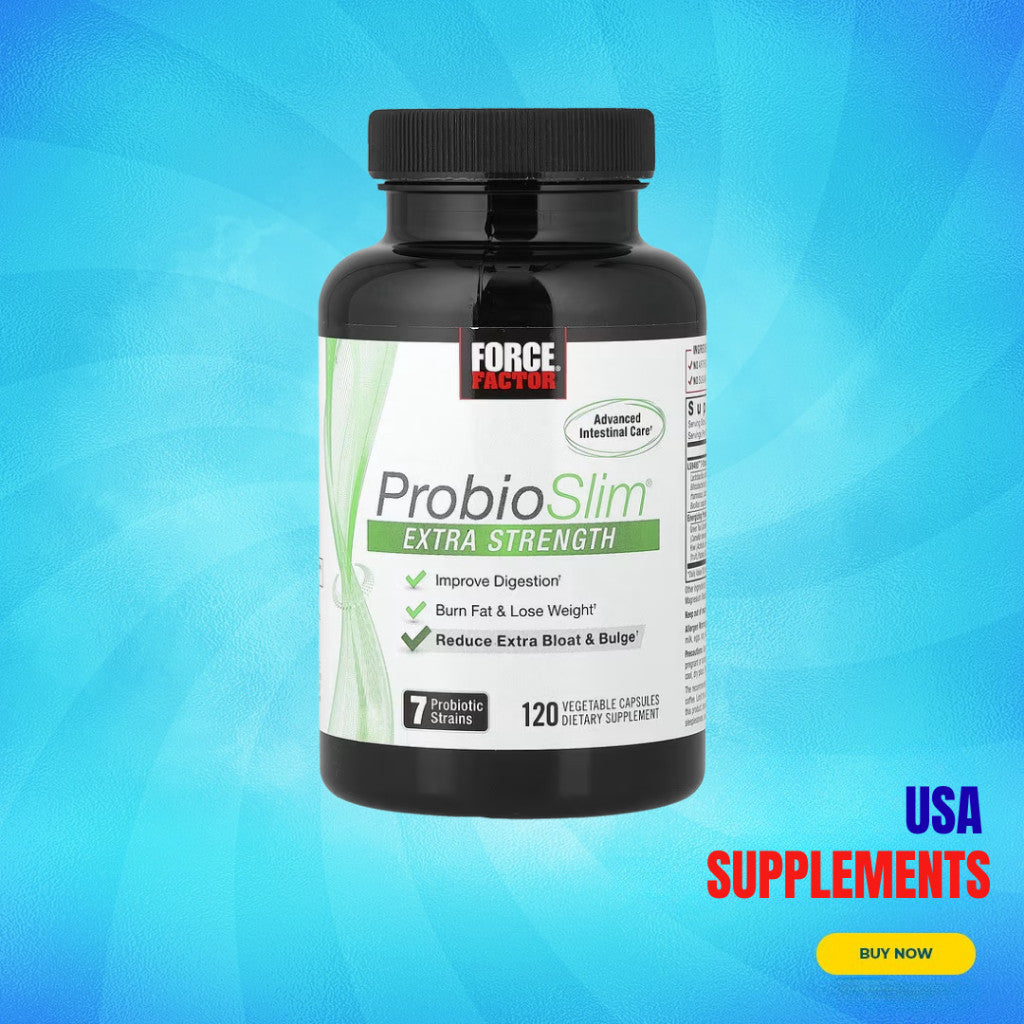 USA Supplements | Force Factor, ProbioSlim®, 120 Vegetable Capsules ( Improve Digestion )