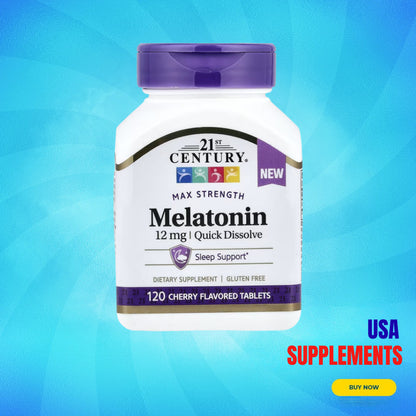 USA Supplements | 21st Century, Melatonin ( Sleep Support )