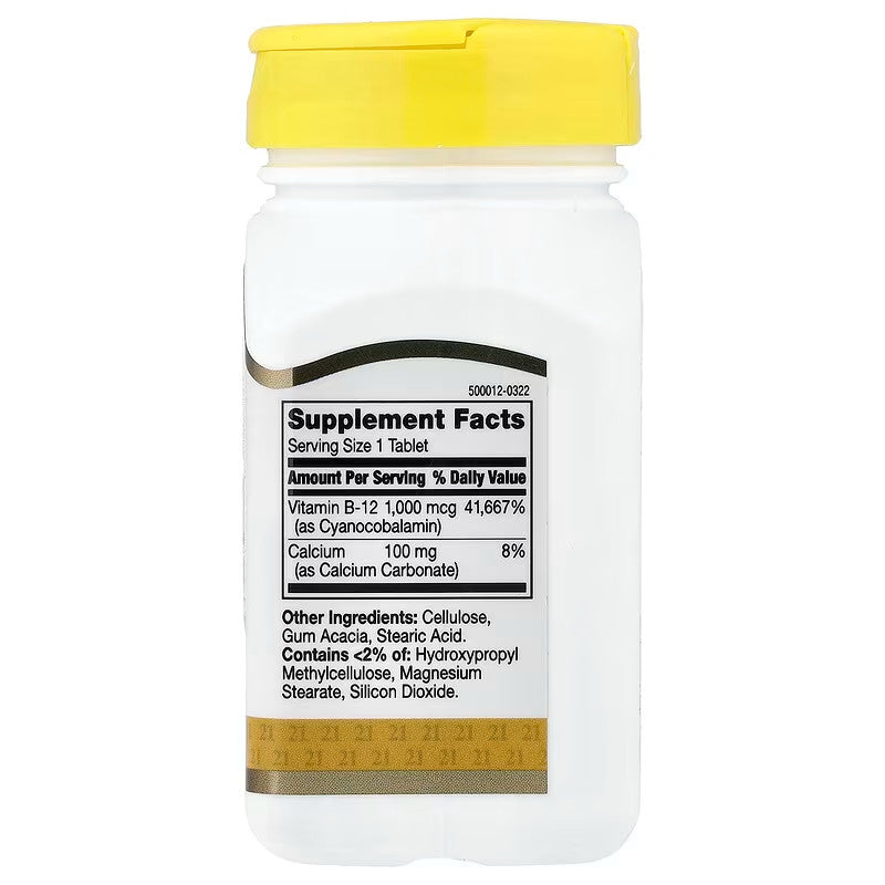 USA Supplements | 21st Century, B-12 ( Supports Energy Levels )
