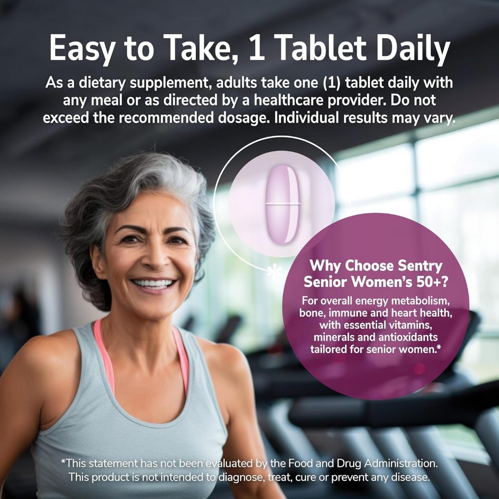 USA Supplements | 21st Century, Sentry Senior, Women's 50+, 100 Tablets ( Multivitamin Supplement )
