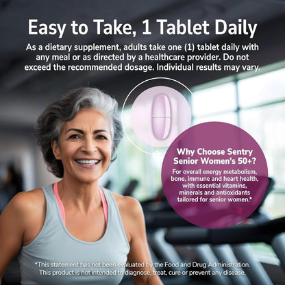 USA Supplements | 21st Century, Sentry Senior, Women's 50+, 100 Tablets ( Multivitamin Supplement )