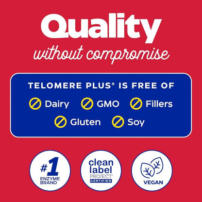 USA Supplements | Enzymedica, Telomere Plus ( Supports Cellular Health and Longevity )