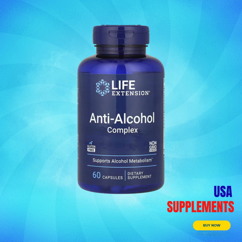 USA Supplements | Life Extension, Anti-Alcohol Complex ( Supports Alcohol Metabolism )