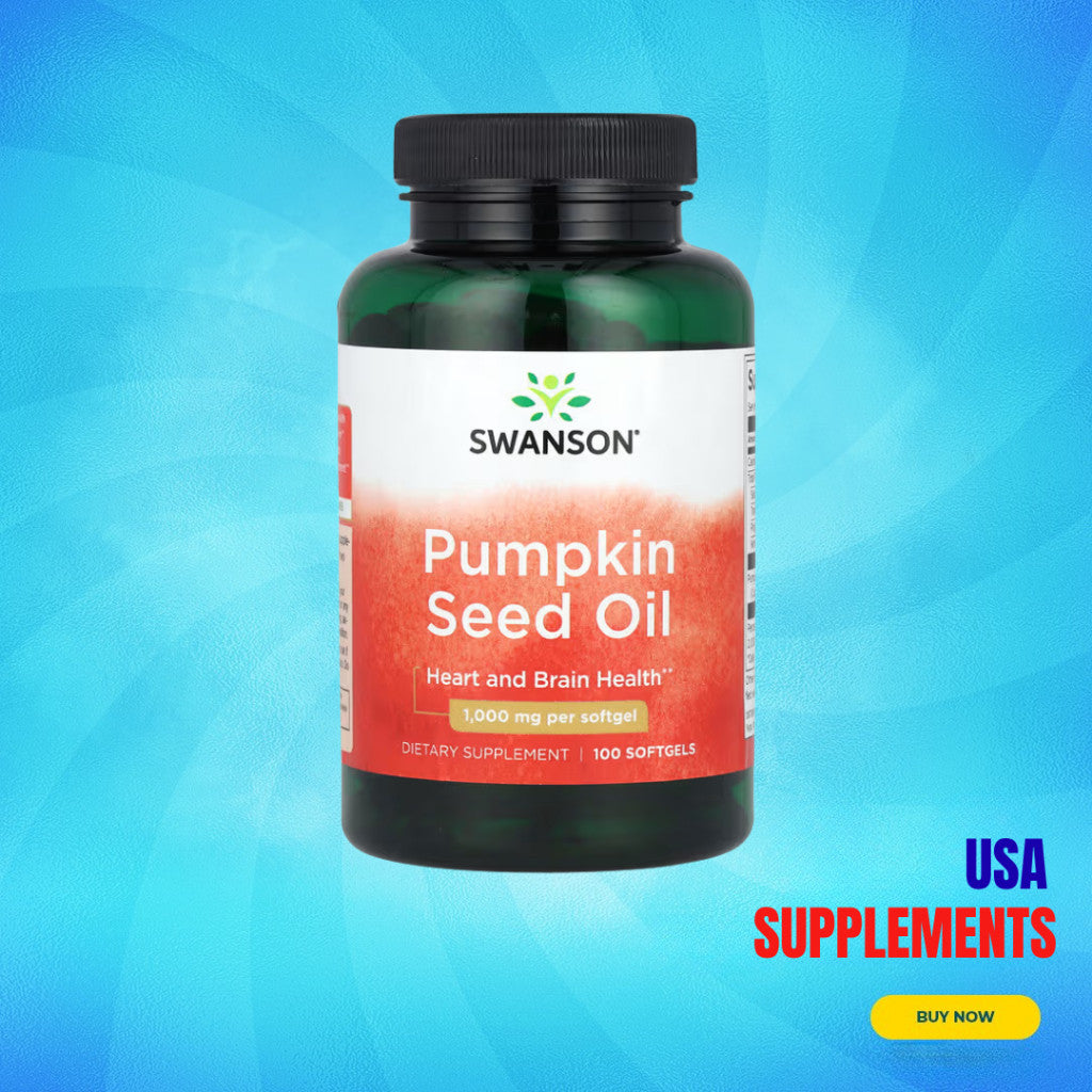 USA Supplements | Swanson, Pumpkin Seed Oil ( Heart and Brain Health )