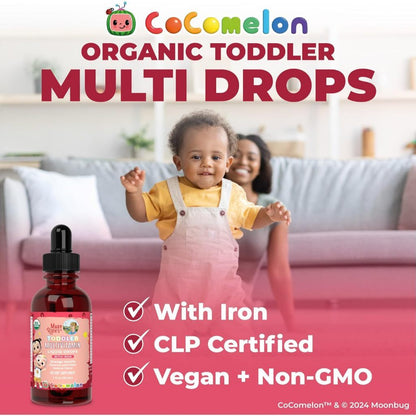 USA Supplements | MaryRuth's, Cocomelon, Toddler Multivitamin ( Supports Immune )