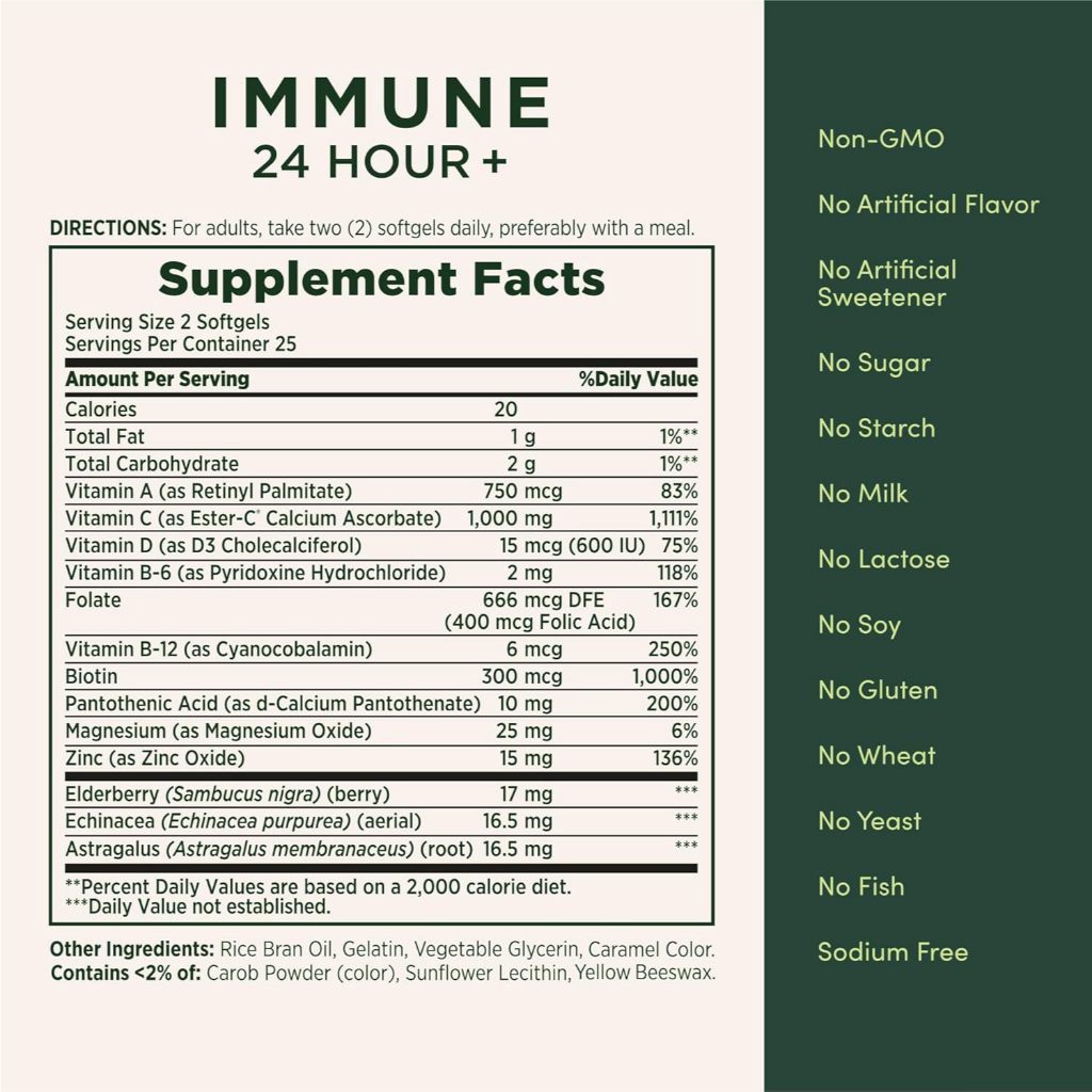 USA Supplements | Nature's Bounty, Gold Series ( Immune Support )