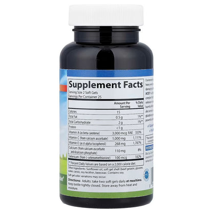 USA Supplements | Carlson, ACES®, 50 Soft Gels ( Immune Support & Cellular Health )